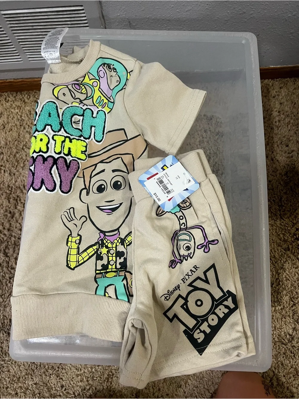 Toy Story Matching Set NWT
